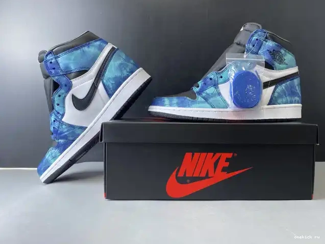 Rep Onekick High Tie-Dye CD0461-100 Air Jordan 1 OG 0501